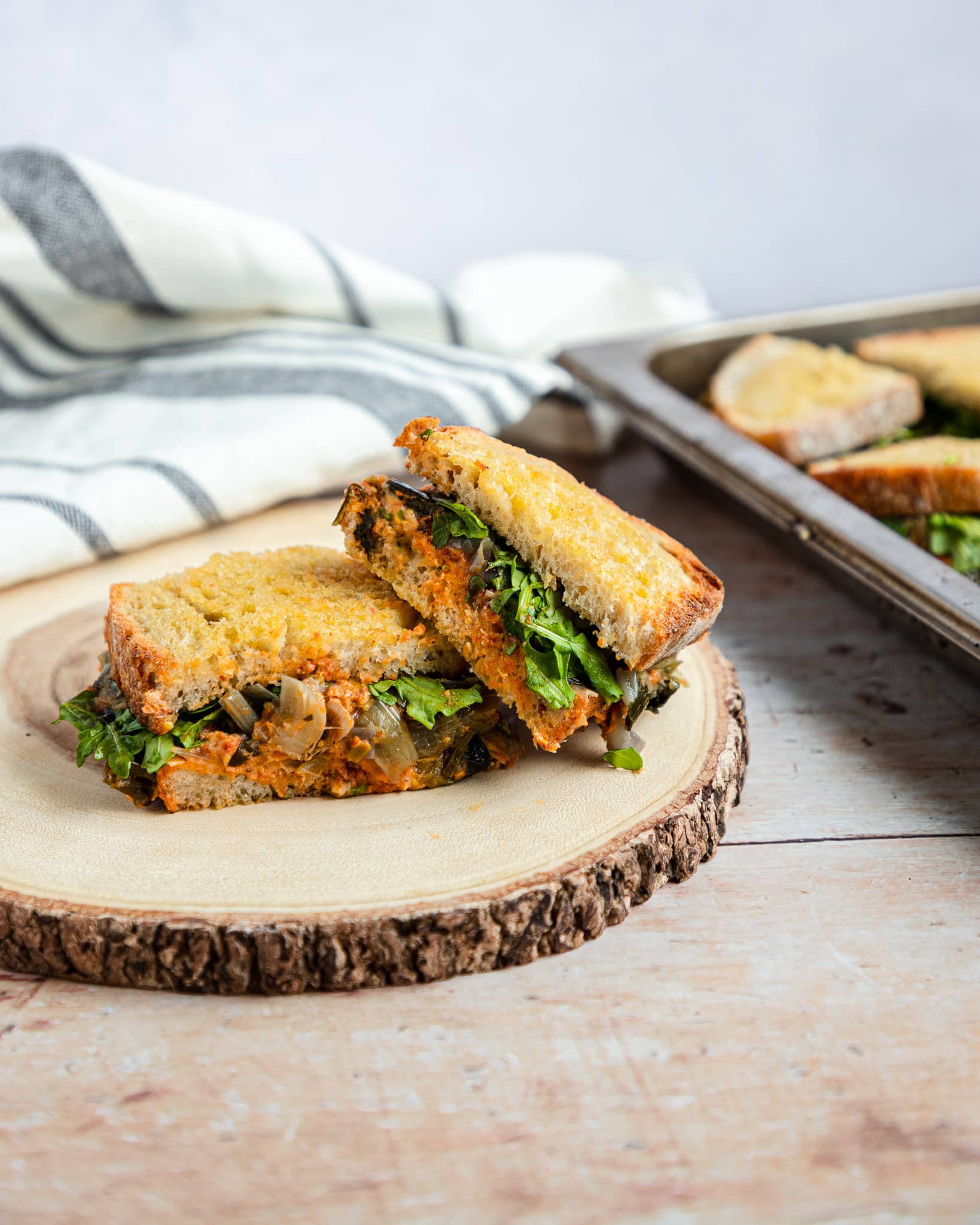 Decadent Caramelized Onion and Vegan Cheese Sandwich