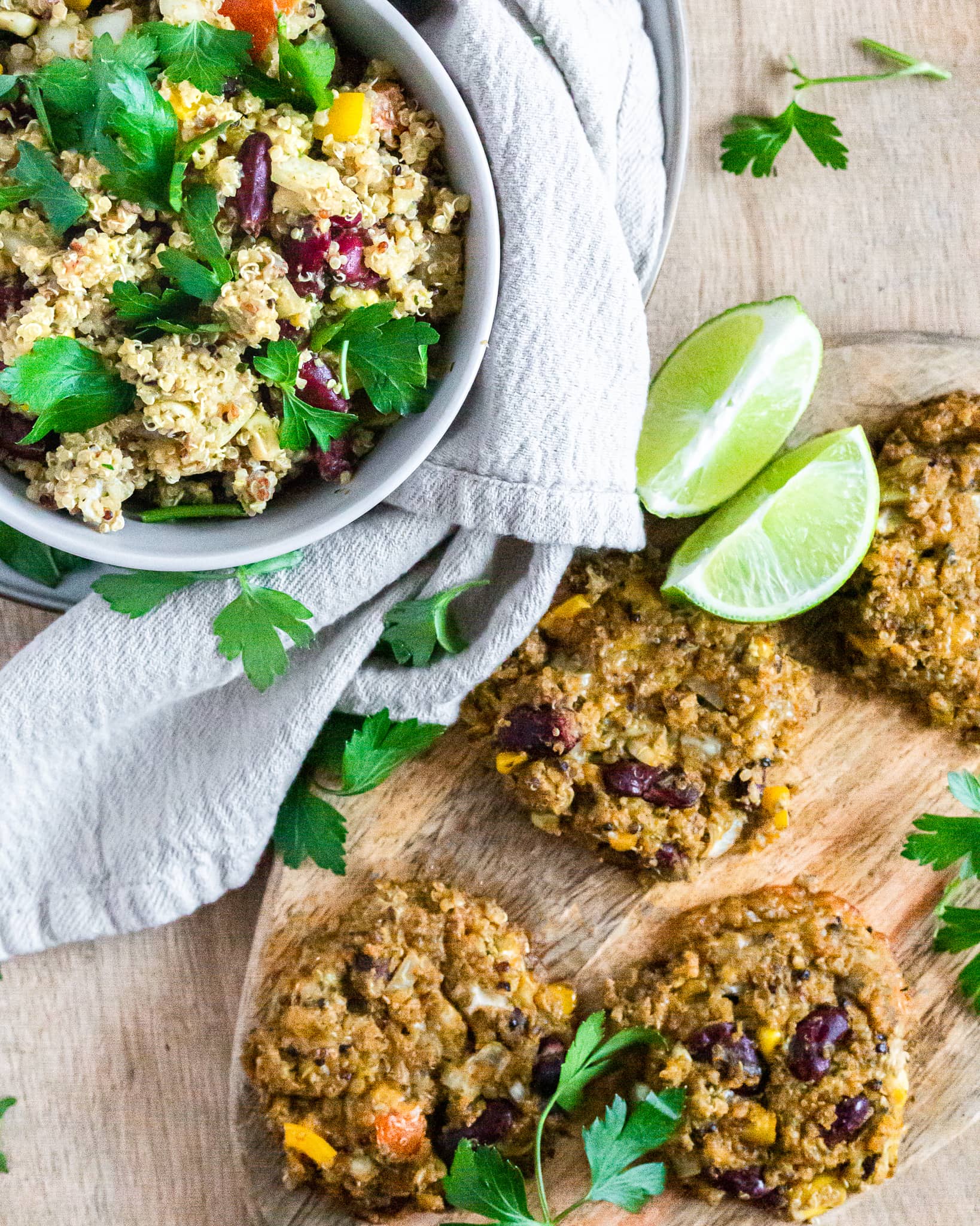 2 in 1- No Waste Mexican-Inspired Quinoa Salad